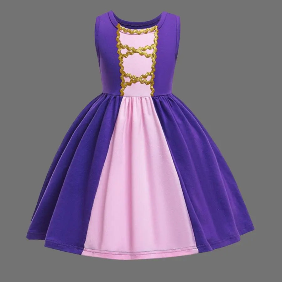 Baby Girls’ Princess Sofia Dress – Korean Style Cartoon Outfit