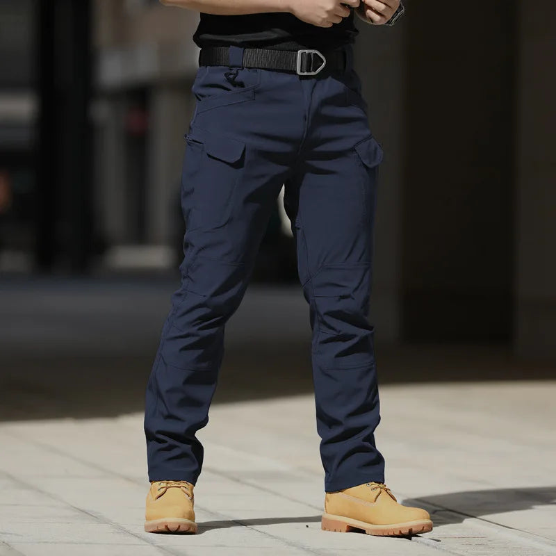 2025 Men's Anti-scratch Tactical Pants Elasticity Hiking Trousers Men Waterproof Hunting Fishing Camping Pants Wear-resistant
