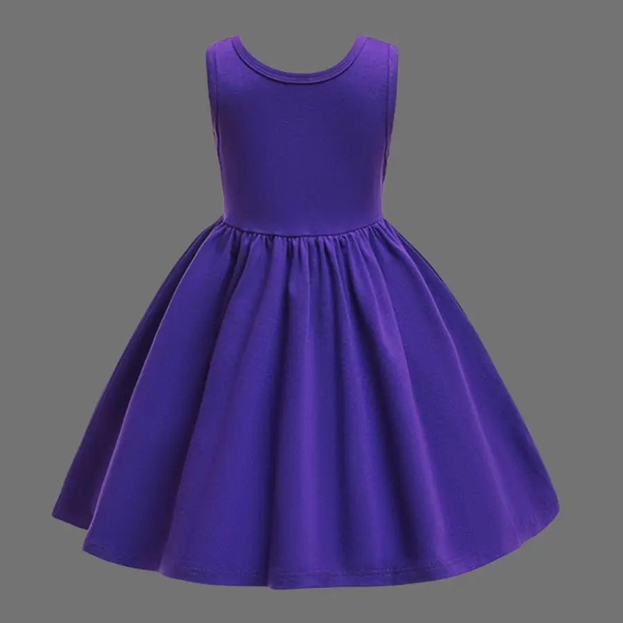 Baby Girls’ Princess Sofia Dress – Korean Style Cartoon Outfit