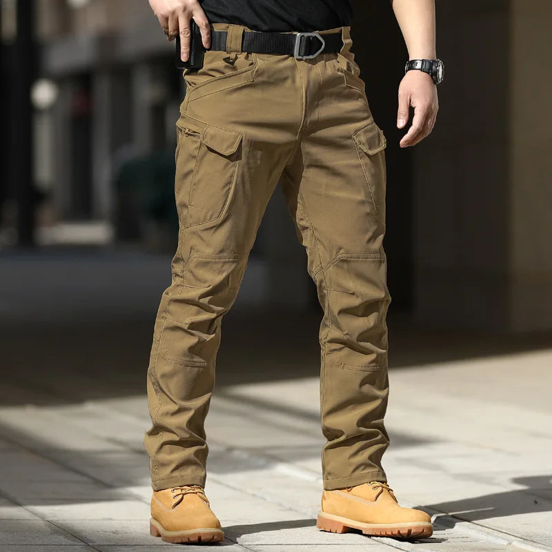 2025 Men's Anti-scratch Tactical Pants Elasticity Hiking Trousers Men Waterproof Hunting Fishing Camping Pants Wear-resistant