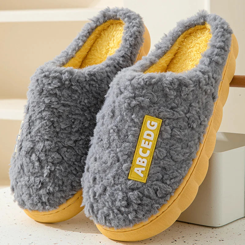 Warm Non-Slip Indoor Slippers For Men And Women