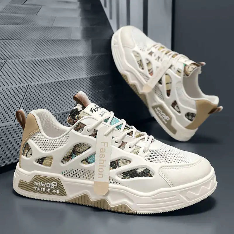 Army Green Platform Sneakers for Women